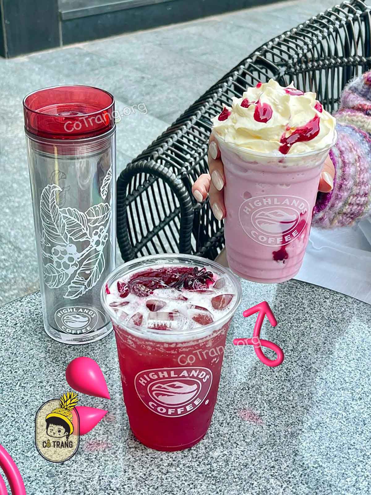 Đồ uống tại Highlands Coffee Vinh Centre